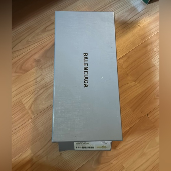 🔥💐AUTHENTIC YELLOW BALENCIAGA FLORAL SLIDES 🛝 SIZE 38 - Picture 6 of 9